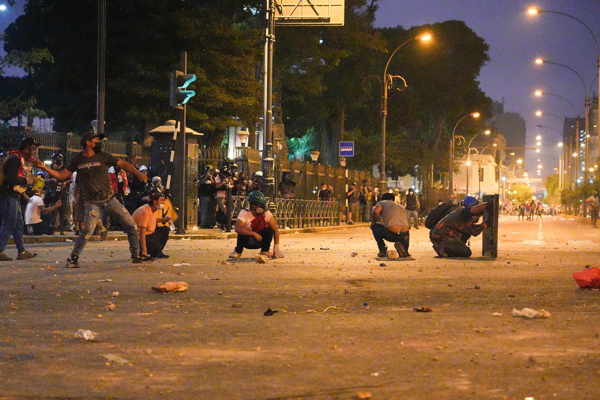 Lima Peru violencia policía - 2